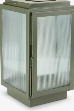 Outlet BRUMBASSEFarol BRUMBASSE A15xL16xA28cm verde oliva Iluminación Exterior