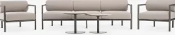 Outlet BRUMUNDDALConjunto muebles jardín BRUMUNDDAL 5 plazas marrón Conjuntos Mesa Y Sillas De Jardín|Muebles De Jardín