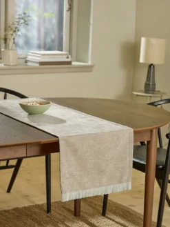 Hot BRUNELLECamino de mesa BRUNELLE 40x150 beis Caminos De Mesa