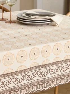 Discount BRUNMYRAKMantel BRUNMYRAK 140x240 marrón claro/marrón Manteles