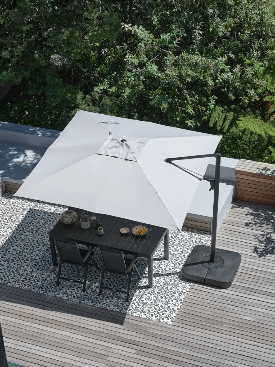 Online BUBERGSombrilla colgante BUBERG A300xL300 gris claro Sombrillas