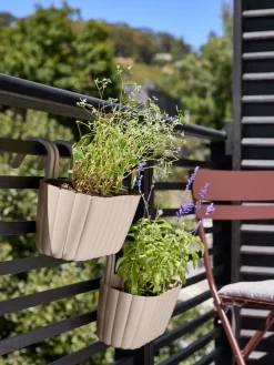 New BUKSEBIEJardinera para balcón BUKSEBIE A25xL32xA25 variado Maceteros