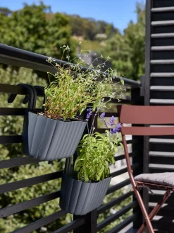 New BUKSEBIEJardinera para balcón BUKSEBIE A25xL32xA25 variado Maceteros