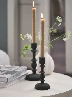 Clearance CASPARCandelabro CASPAR Ø8xA16cm negro Portavelas