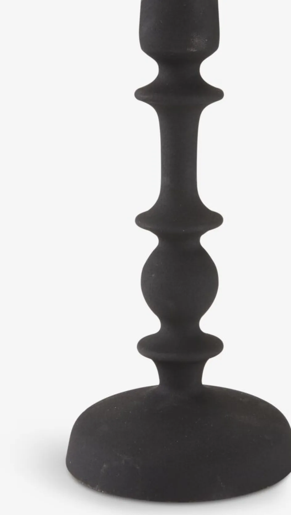 Discount CASPARCandelabro CASPAR Ø10xA21cm negro Portavelas
