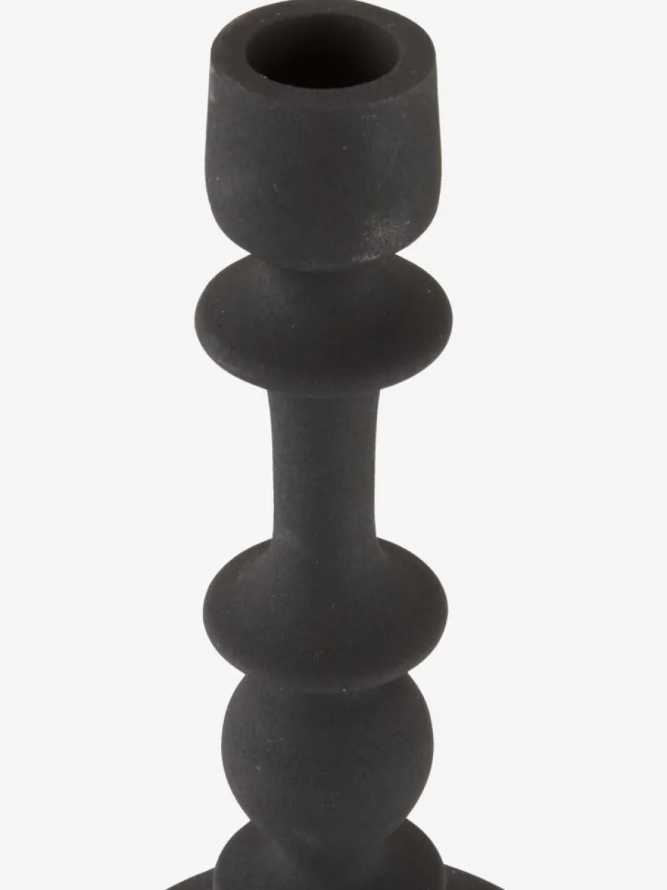 Discount CASPARCandelabro CASPAR Ø10xA21cm negro Portavelas
