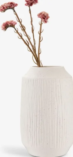 Outlet CHRISTIANJarrón CHRISTIAN Ø21xA33cm blanco Jarrones