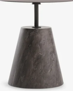 Sale DALRIPAMesa auxiliar DALRIPA Ø45xA50 arena oscuro Mesas De Jardín|Muebles De Jardín