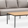 Sale DAMFENNERConjunto muebles jardín DAMFENNER 5 plazas natural Conjuntos Mesa Y Sillas De Jardín|Muebles De Jardín