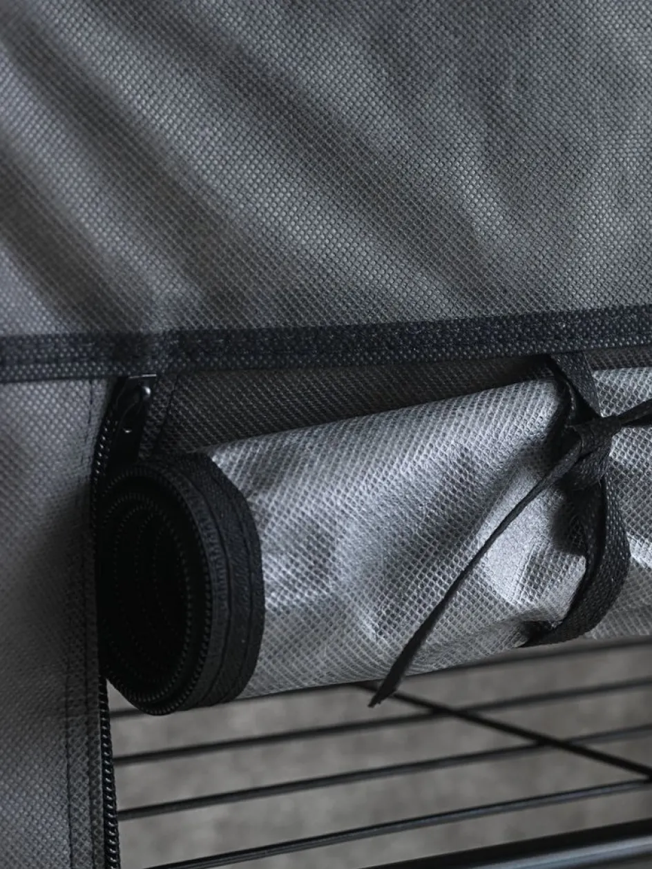 DAMHUSArmario DAMHUS 100x174 gris oscuro Burros Para Ropa|Burros Para Ropa