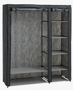 DAMHUSArmario DAMHUS 149x174 gris oscuro Burros Para Ropa|Burros Para Ropa