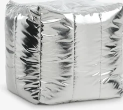 Hot DAVINDEPuf DAVINDE 40x45 plateado Pufs|Pufs