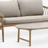 Best DRUMMEHOLMConjunto muebles jardín DRUMMEHOLM 5 plazas natural Conjuntos Mesa Y Sillas De Jardín|Muebles De Jardín