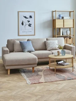 Discount EGENSESofá EGENSE con chaise longue tela 2 Plazas|3 Plazas