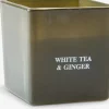 Clearance EGONVela aromática EGON A8xL8xA8cm cristal verde oliva Velas Aromáticas