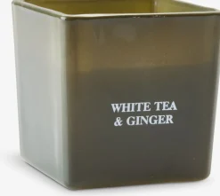 Clearance EGONVela aromática EGON A8xL8xA8cm cristal verde oliva Velas Aromáticas