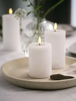 Outlet EIDEVela pilar LED EIDE 3 unidades con mando Velas LED