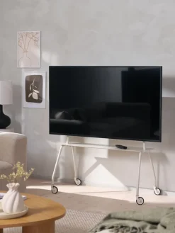 New EJDRUPSoporte de TV EJDRUP 1 estante beis Muebles De TV