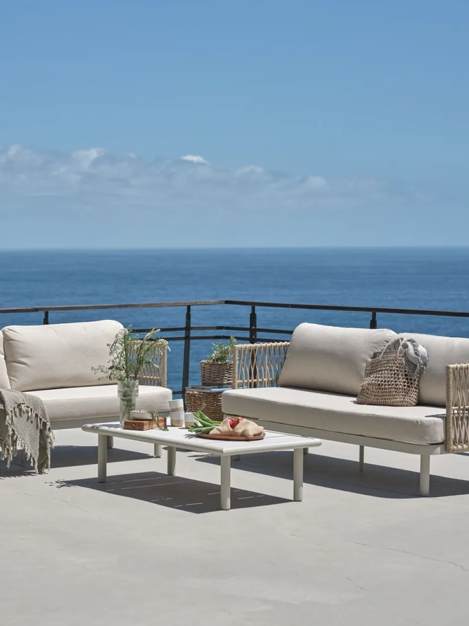 Online EJLBYConjunto muebles jardín EJLBY 5 plazas beis Conjuntos Mesa Y Sillas De Jardín|Muebles De Jardín