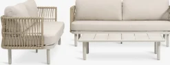 Online EJLBYConjunto muebles jardín EJLBY 5 plazas beis Conjuntos Mesa Y Sillas De Jardín|Muebles De Jardín