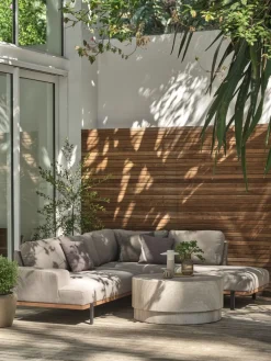 Clearance ELLEKILDESofá de exterior ELLEKILDE 5 plazas 4 estaciones topo Muebles De Jardín