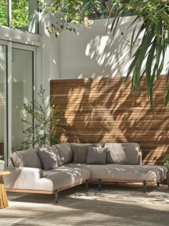 Clearance ELLEKILDESofá de exterior ELLEKILDE 5 plazas 4 estaciones topo Muebles De Jardín