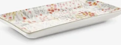 Outlet EMILFuente de servir EMIL A11xL25cm con flores Platos, Boles Y Cubiertos