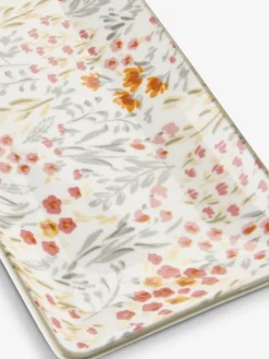 Outlet EMILFuente de servir EMIL A11xL25cm con flores Platos, Boles Y Cubiertos