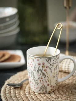 Online EMILTaza EMIL Ø8xA10cm 35cl con flores Vasos Y Tazas