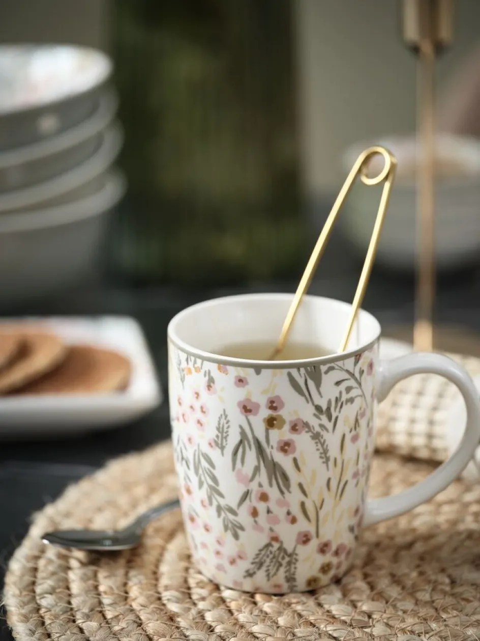 Online EMILTaza EMIL Ø8xA10cm 35cl con flores Vasos Y Tazas