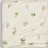 ENGSOLEIManta de forro polar ENGSOLEI 130x170 blanco/verde Mantas