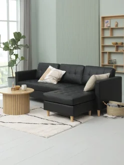 Outlet FALSLEVSofá FALSLEV chaise longue polipiel 2 Plazas|3 Plazas