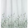 Hot FILIPSTADPLUSCortina de ducha FILIPSTAD 150x200cm blanco/verde Cortinas De Baño