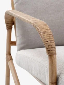 Online FJANDConjunto muebles jardín FJAND 4 plazas bambú natural Conjuntos Mesa Y Sillas De Jardín|Muebles De Jardín