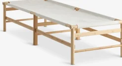 New FRYDENDALDiván cama FRYDENDAL 196x72 tela beis/bambú Divanes Cama