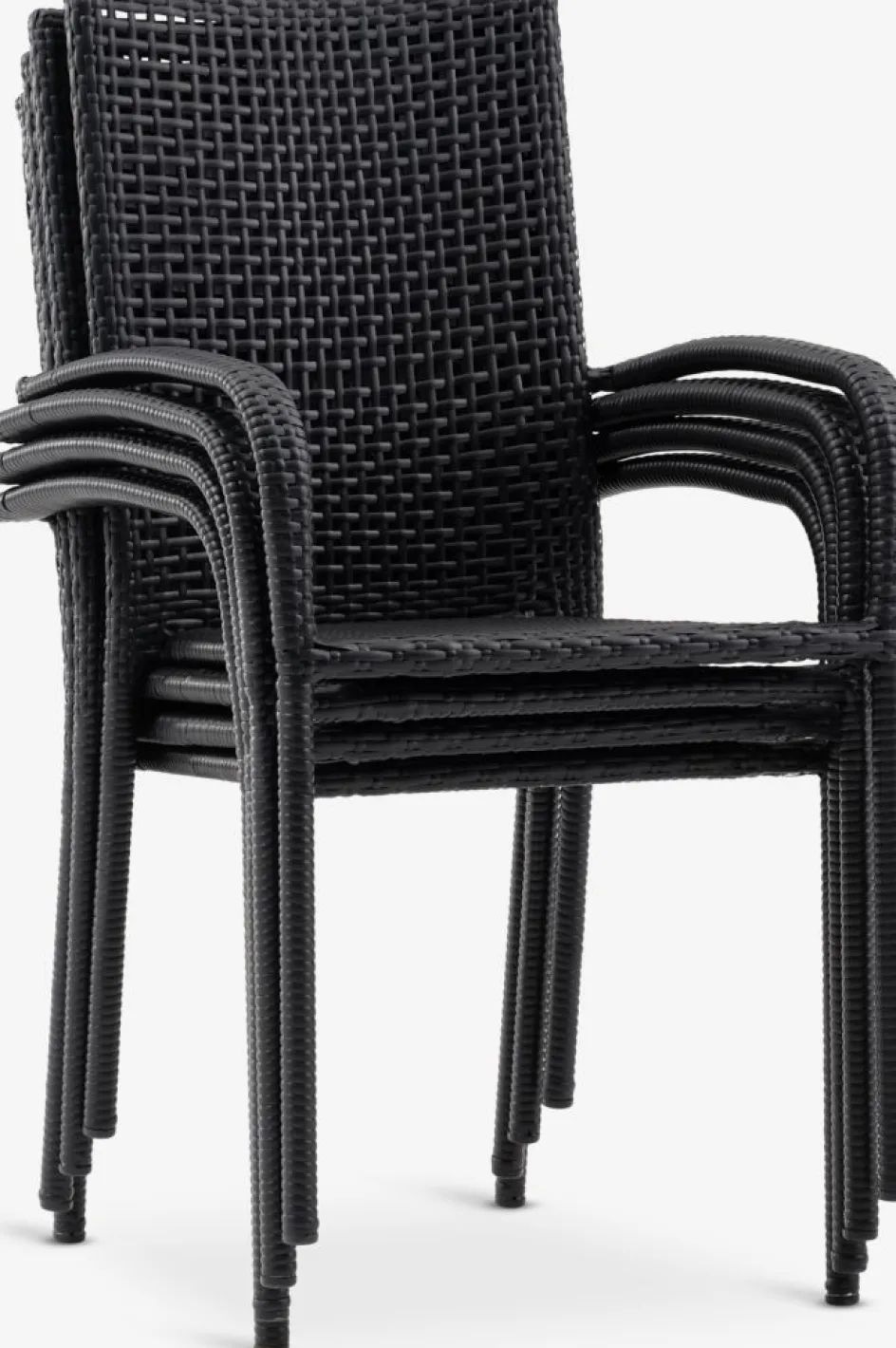 Discount FUGLEBJERGSilla apilable FUGLEBJERG negro Sillas De Jardín