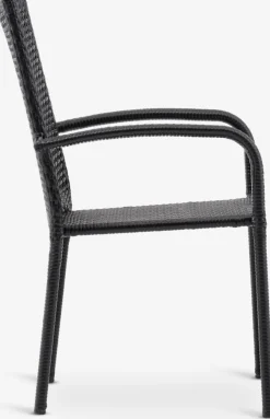 Discount FUGLEBJERGSilla apilable FUGLEBJERG negro Sillas De Jardín