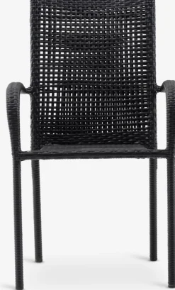 Discount FUGLEBJERGSilla apilable FUGLEBJERG negro Sillas De Jardín