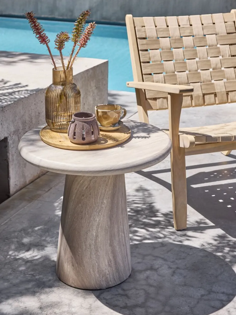 Outlet FUGLEKONGESoporte FUGLEKONGE Ø50xA48 travertino Decoración De Jardín