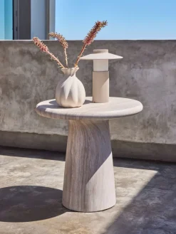 Outlet FUGLEKONGESoporte FUGLEKONGE Ø50xA48 travertino Decoración De Jardín