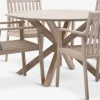 Best FUGLSAND + RADSTEDMesa FUGLSAND Ø120 + 4 sillas RADSTED madera dura Conjuntos Mesa Y Sillas De Jardín