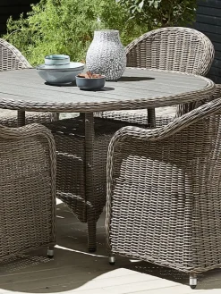 Hot GAMMELBYMesa de jardín GAMMELBY Ø130 gris Mesas De Jardín