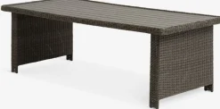 Discount GAMMELBYMesa GAMMELBY L225 + 4 sillas GAMMELBY gris Conjuntos Mesa Y Sillas De Jardín