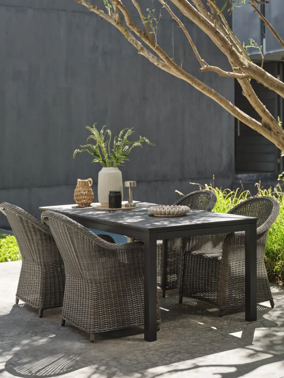 Hot GAMMELBYSillón de jardín GAMMELBY gris Sillas De Jardín