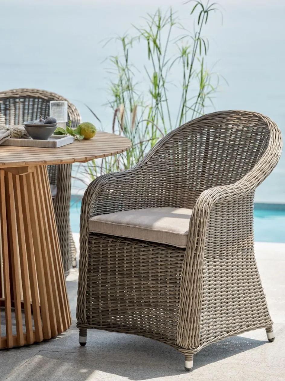Hot GAMMELBYSillón de jardín GAMMELBY gris Sillas De Jardín