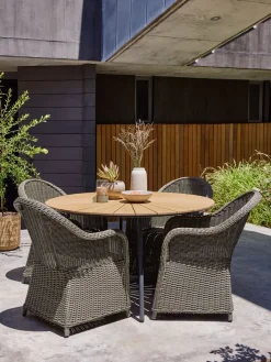 Hot GAMMELBYSillón de jardín GAMMELBY gris Sillas De Jardín