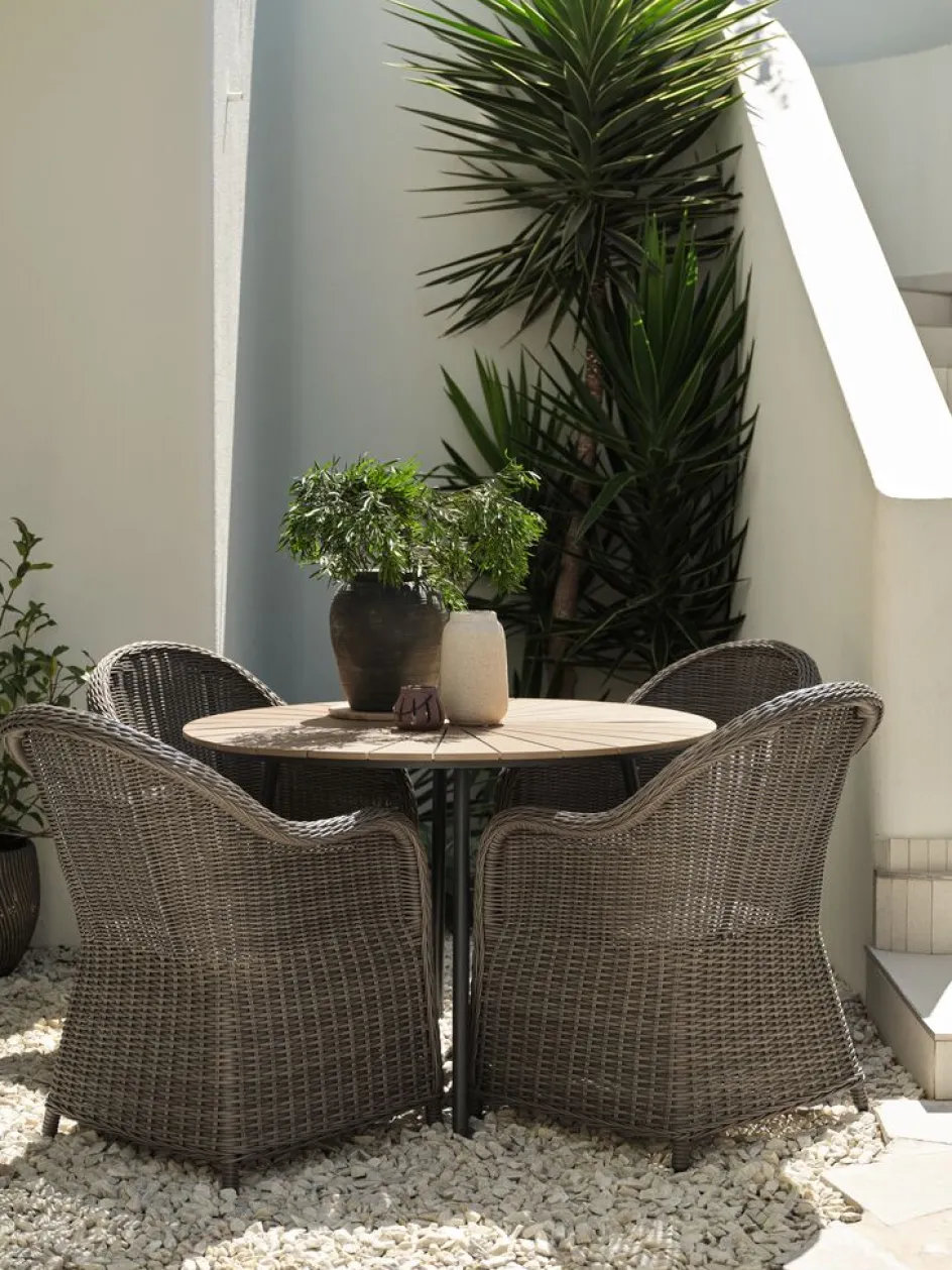 Hot GAMMELBYSillón de jardín GAMMELBY gris Sillas De Jardín