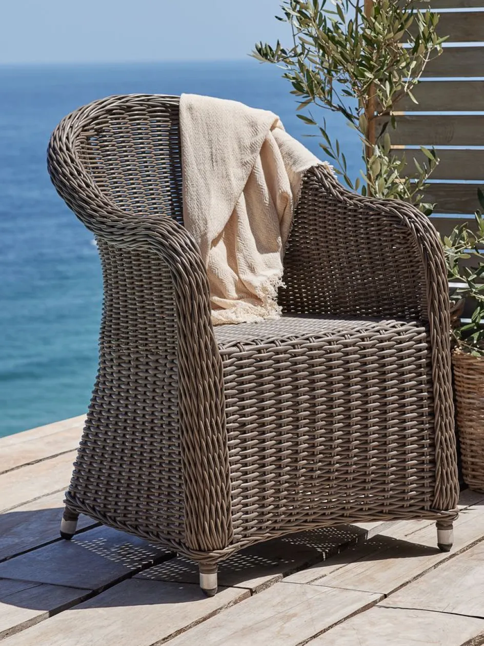 Hot GAMMELBYSillón de jardín GAMMELBY gris Sillas De Jardín
