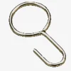 Hot Gancho de metal Ø19mm 10 unidades acero Ganchos, Anillas Y Soportes De Cortinas