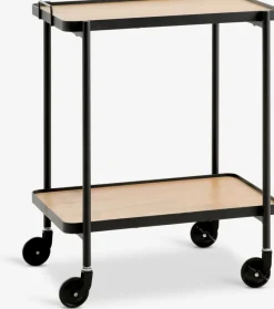 Sale GANGSTEDCarrito GANGSTED 2 estantes color roble cálido/negro Otros